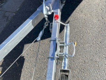 MXG XE13SE+ATTACHMENT PACKAGE+CAGE TRAILER WITH FREE RAMPS AND SPARE TYRE