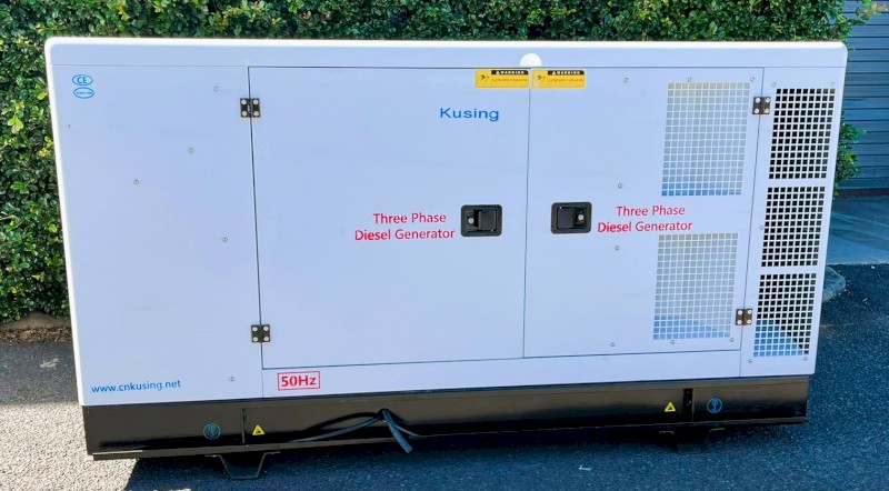 Kusing 62.5KVA Cummins/Stamford Silenced Diesel Generator 415V + ATS