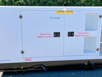 Kusing 62.5KVA Cummins/Stamford Silenced Diesel Generator 415V + ATS