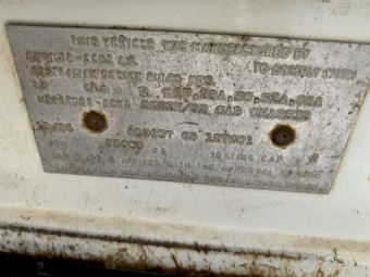 1984 2222 V series Mercedes Benz tipper truck