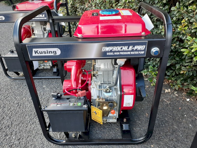 Kusing 3” PRO Series Diesel High-Press Cast-Iron Water Pump E-start 12L tank