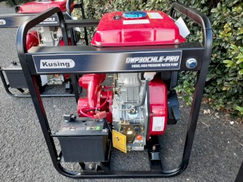 Kusing 3” PRO Series Diesel High-Press Cast-Iron Water Pump E-start 12L tank