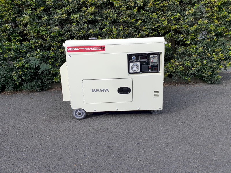 7.5KVA Air Cooled Diesel Standby Generator 240V