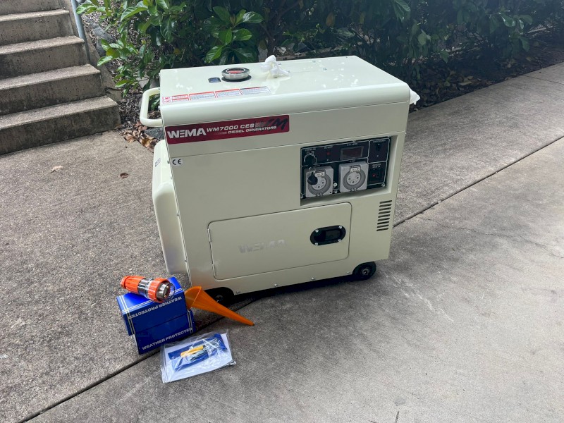 6KVA Air Cooled Diesel Standby Generator 240V