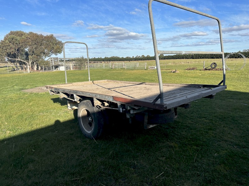 Old hay trailer