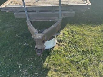 Old hay trailer