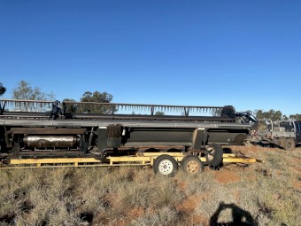 Midwest Crop Hawk 42ft  Draper Front