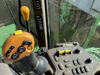 2005 John Deere 9760 STS Header, 936D front and Pick Up Front