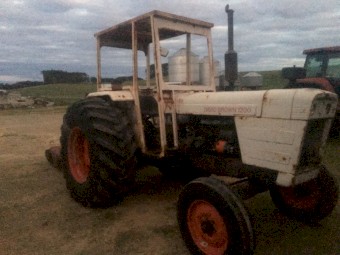 David Brown 1200 Tractor & 5' Howard Slasher