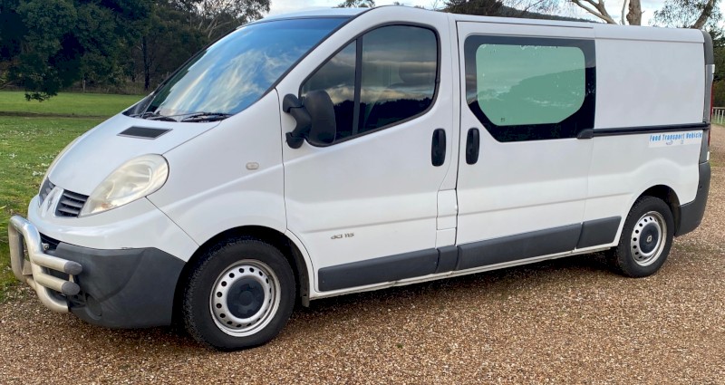 2009 Renault Trafic Refrigerated Auto Turbo Diesel LWB Van