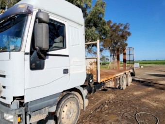 IVECO 1999 TRAY TRUCK  8 METER  WITH RAMPS