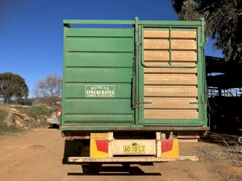 1995 Volvo FL6 18 Truck with 24 Ft  Duncan Cattle Float