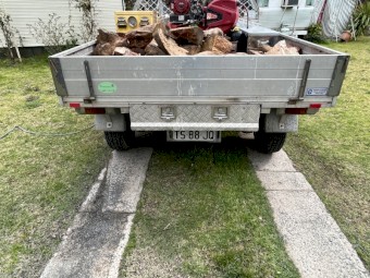 Dual Tandem Flat-Top Trailer