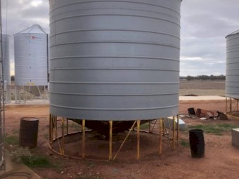Ackland 50 tonne Silos x 2
