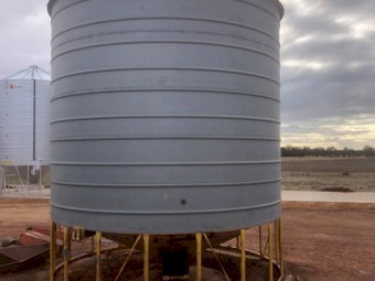 Ackland 50 tonne Silos x 2