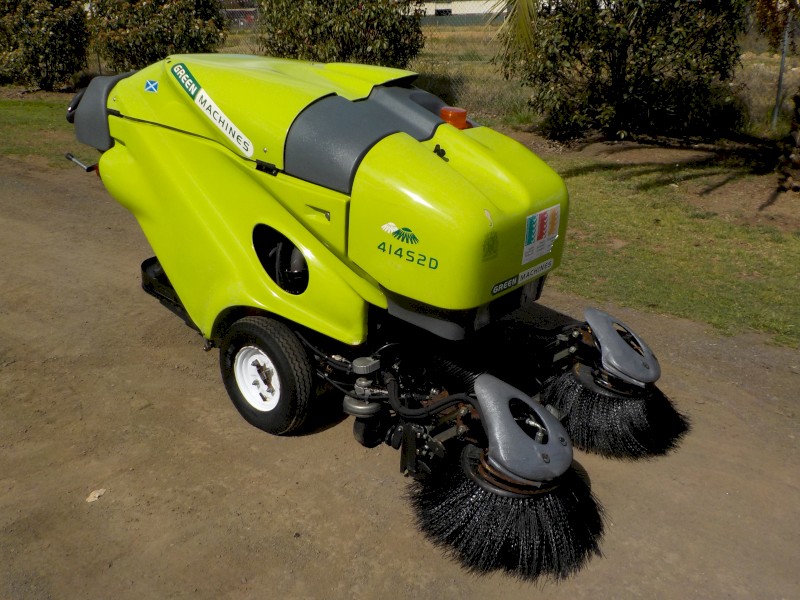Tennant Green Machine 414S2D Diesel Walk Behind Vacuum Sweeper
