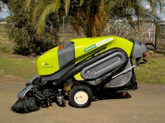 Tennant Green Machine 414S2D Diesel Walk Behind Vacuum Sweeper