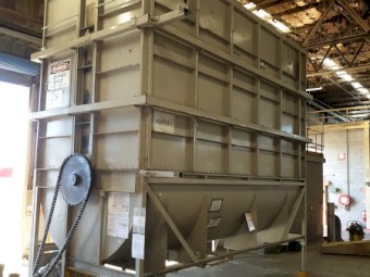 Ribbon Blender on Load Cells