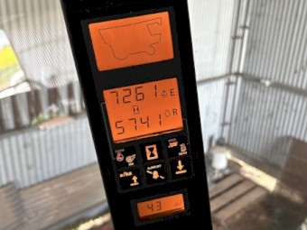 Case 2166 with 1020 Flex Front & Trailer