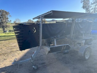 2 Stand Perkinz Crutching Trailer 