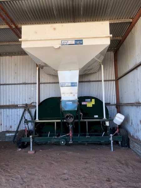 Brand New K and D Engineering Grain Bag Inloader with Extra Large Hopper