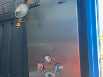 Portable toilet/shower combo