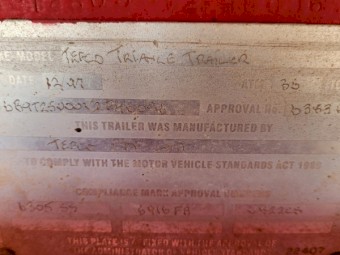 Tefco 36 x 6 steel tipper