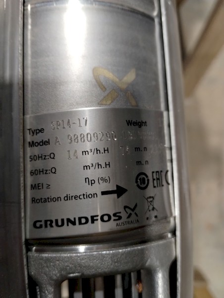 Grundfos SP14-17 bore pump, NEW, cables, and controller