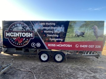 Lamb Marking Trailer