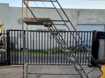 Industrial Mobile Platform Ladder BJ Turner Materials Handling