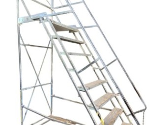 Industrial Mobile Platform Ladder BJ Turner Materials Handling