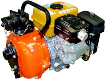 Crommelins Petrol 6HP Robin Subaru 1.5 Inch 60m Head Fire Fighting Pump Single Impeller