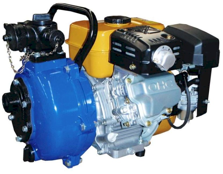 Crommelins Petrol 6HP Robin Subaru 1.5 Inch 90m Head Fire Fighting Pump Twin Impeller