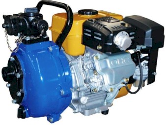 Crommelins Petrol 6HP Robin Subaru 1.5 Inch 90m Head Fire Fighting Pump Twin Impeller