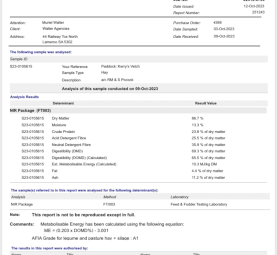 250mt Vetch Hay 8x4x3 Bales (New Season 23/24)