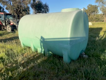 8000 litre rapid water tank 