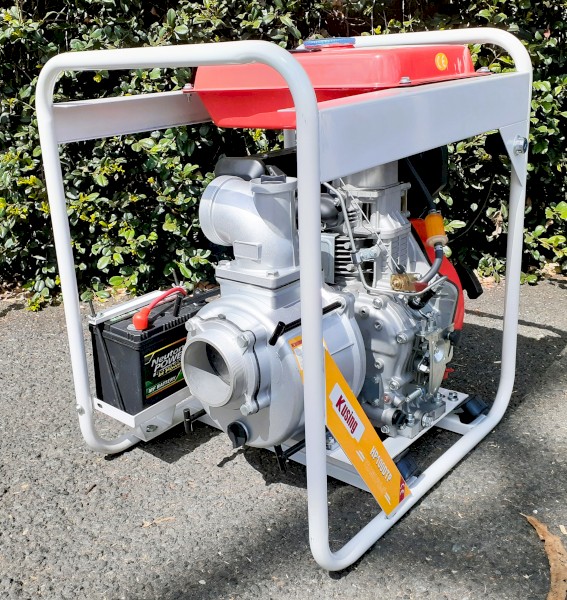 4” Trash Water Pump Electric start / Large Fuel Tank