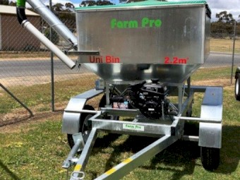 Uni Bin 2.2m3  Feed Cart