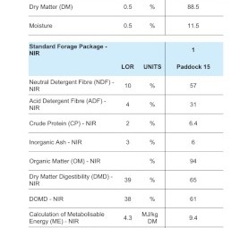 Tetila ryegrass/Eurabbie oats hay