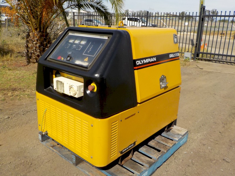 Caterpillar Olympian GEL17.5 17.5kva Mobile Portable Silenced Diesel Generator