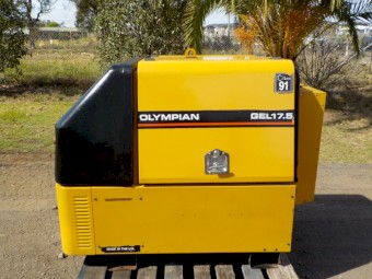 Caterpillar Olympian GEL17.5 17.5kva Mobile Portable Silenced Diesel Generator