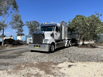 2015 Freightliner Coronado 114 Prime Mover & Trailer
