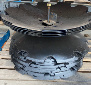 High Quality 28" x 6mm notched disc plough  to suit Ennor and Bonel