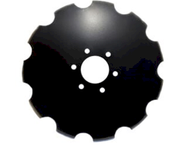 High Quality 28" x 8mm scalloped disc blade to suit Grizzly and Belmac