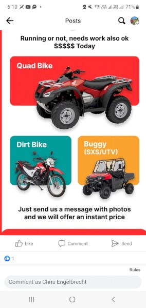 WANTED Buggies and Quad Bikes