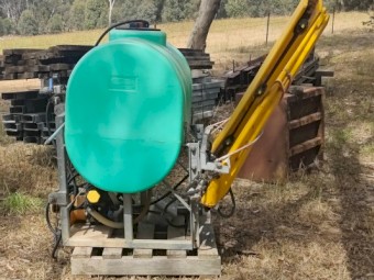 Rapid Spray, 300L, 3pt linkage, PTO driven, 4m Boom spray