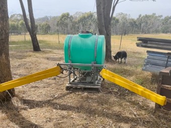 Rapid Spray, 300L, 3pt linkage, PTO driven, 4m Boom spray