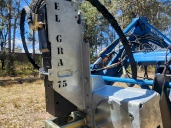 New El-Gra PDX 75 Cell Skid Steer Percussion Driver Attachment