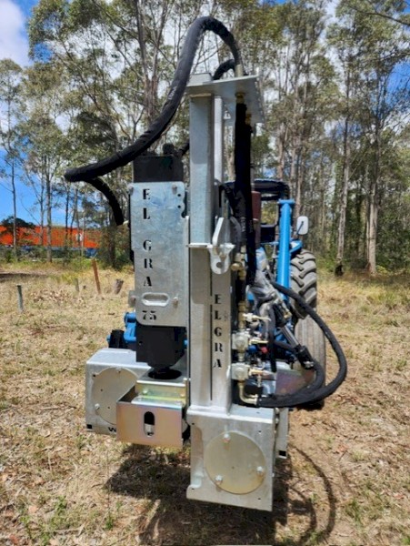New El-Gra Series 90 75 Cell Hydraulic Percussion Post Driver