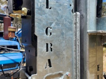 New El-Gra Series 90 75 Cell Hydraulic Percussion Post Driver